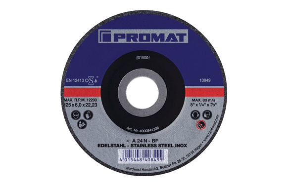 DISCO DESBASTE INOX CONICO Ø11