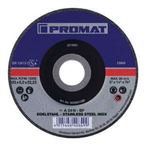 DISCO DESBASTE INOX CONICO Ø15