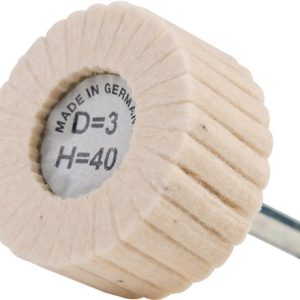 ABANICO FIELTRO P/PULIR Ø60MM