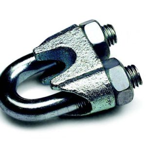 SUJETACABLE GALVANIZADO FORMA