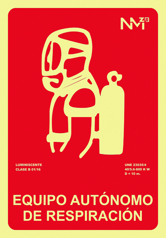 SEÑAL 210X300MM PVC LUMI EQUIP