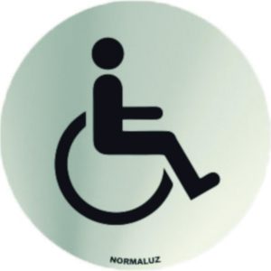 SEÑAL Ø 70MM INOX ADH MINUSVAL