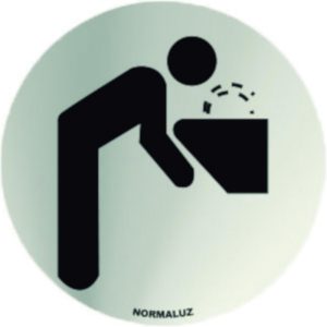 SEÑAL Ø 70MM INOX ADH FUENTE R