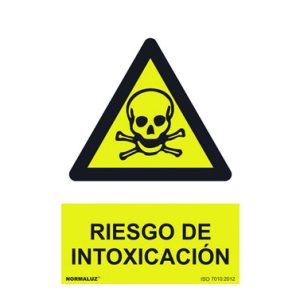 SEÑAL 210X300MM PVC RIESGO DE