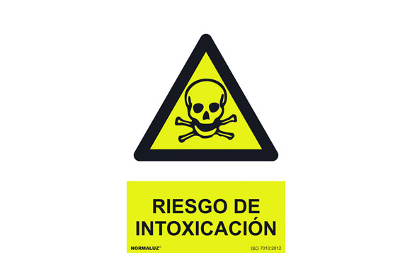 SEÑAL 210X300MM PVC RIESGO DE