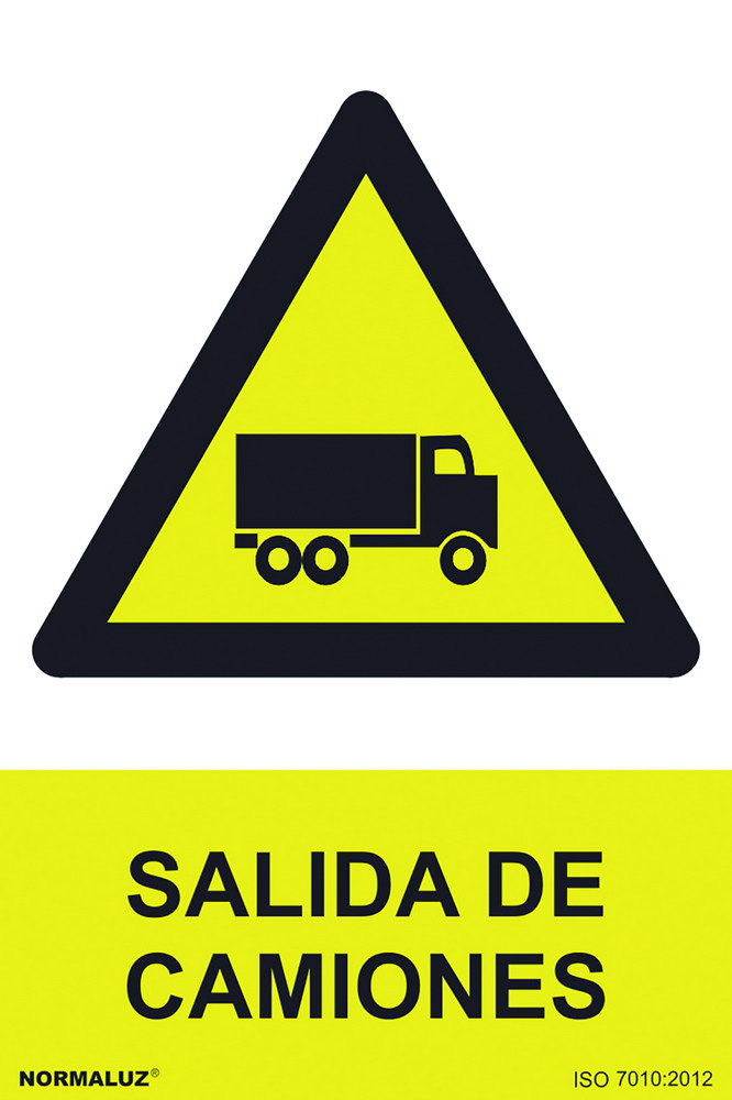 SEÑAL 210X300MM PVC SALIDA DE