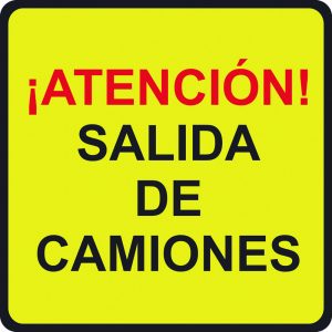 SEÑAL VIAL 500X500MM METALICA