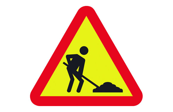 SEÑAL VIAL 700X700MM METALICA