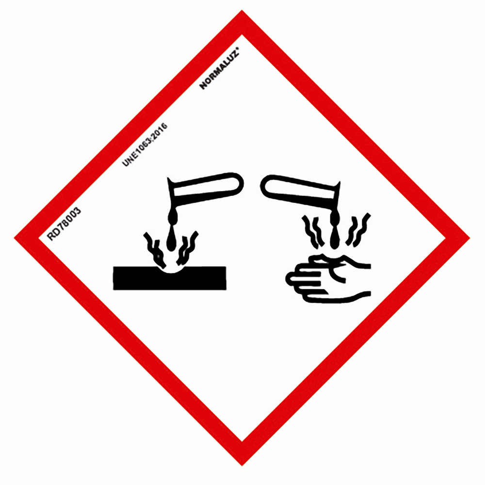 SEÑAL 150X150MM PVC PRODUCTO Q