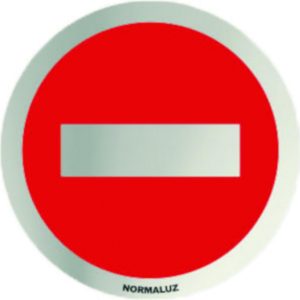 SEÑAL Ø 70MM INOX ADH PROHIBID