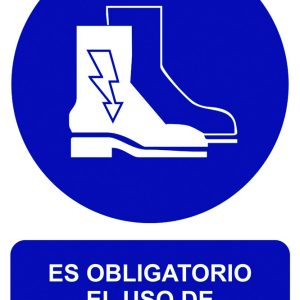 SEÑAL 210X300MM PVC USO OBLIGA