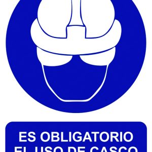 SEÑAL 210X300MM PVC USO OBLIGA