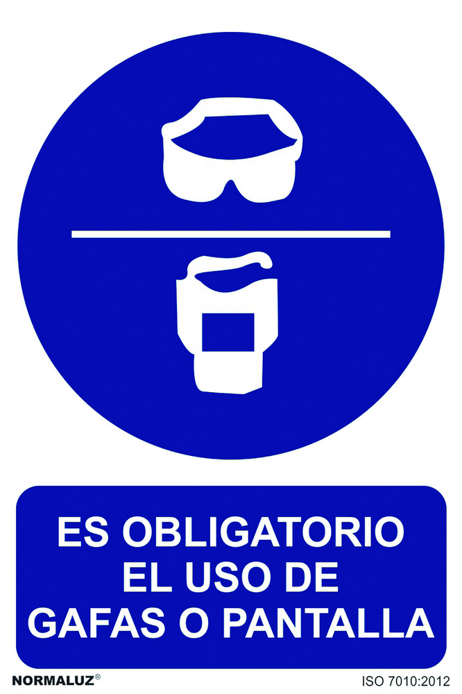 SEÑAL 210X300MM PVC USO OBLIGA