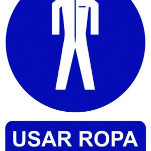 SEÑAL 210X300MM PVC USO OBLIGA