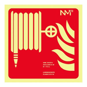 SEÑAL 210X210MM PVC LUMI BOCA