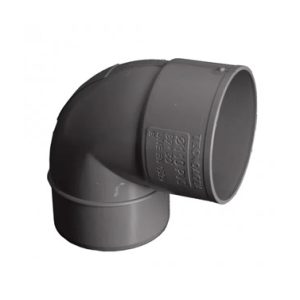 CODO EVAC M-H 87º 160MMØ PVC