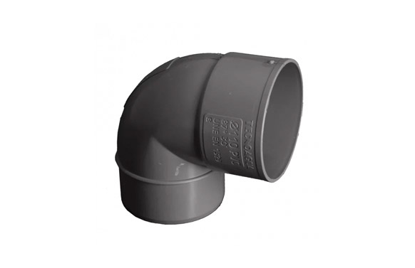 CODO EVAC M-H 87º 200MMØ PVC