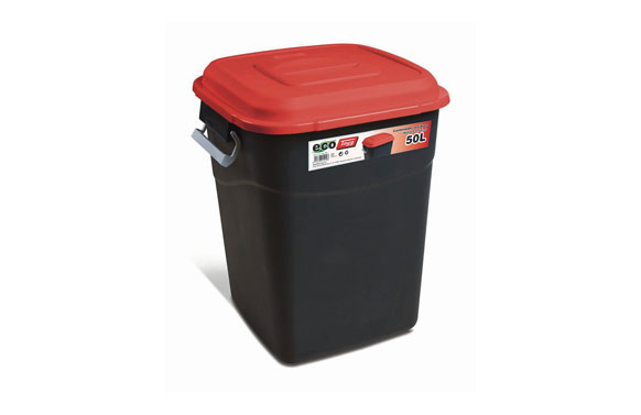 CONTENEDOR BAS. 50LT ASAS/TAPA