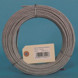 CABLE ACERO GALVANIZADO ROLLO