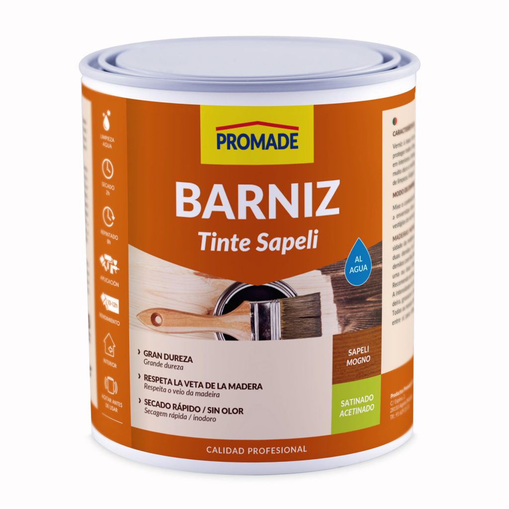 BARNIZ TINTE MAD SAT 750ML SAP