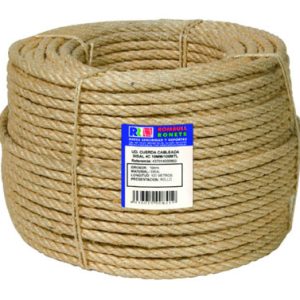 CUERDA TORCIDA 16MM SISAL NAT