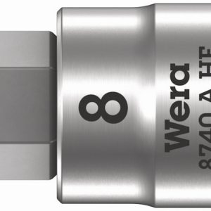 LLAVE VASO PUNTA HEXAG. 1/4 08