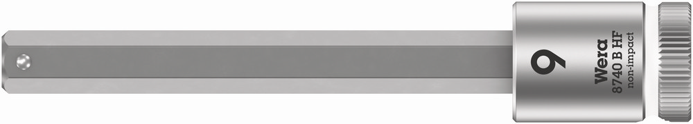 LLAVE VASO PUNTA HEXAG. 3/8 09