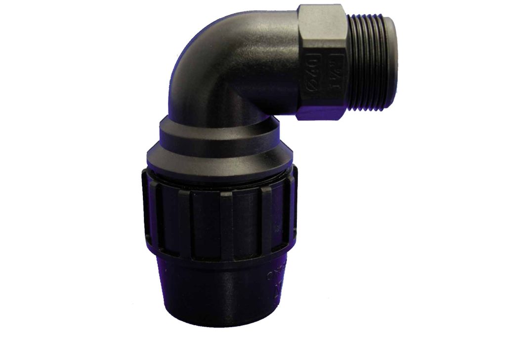 CODO 90º R/M PP Ø 50MM-1 1/2″