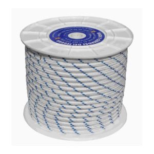 CUERDA TRENZ. 06MM BL/AZ 200 M