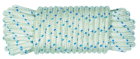 CUERDA TRENZ. 06MM BL/AZ 20 MT