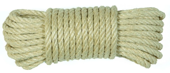 CUERDA TORCIDA 06MM NAT 20 MT