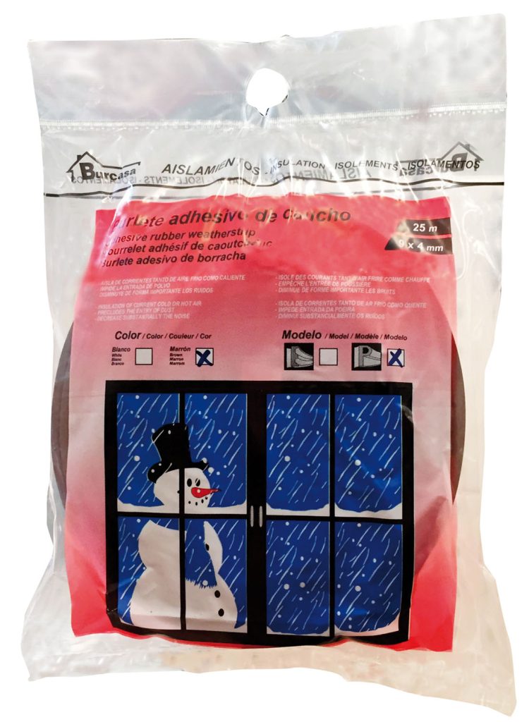 BURLETE PTA/VENT. ADH 9MMX25MT