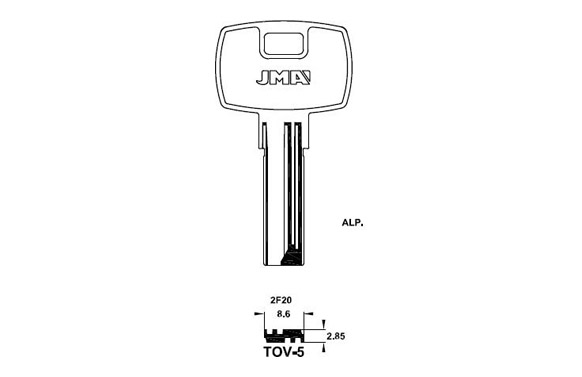 LLAVE ALPACA JMA TOV-5