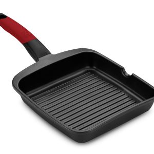 GRILL PLANCHA 22CM NE/RO PREMI