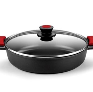 CACEROLA BAJA C/TAPA 32CM PREM