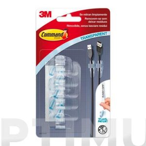 COLGADOR ADH TRANSPARENTE PL C