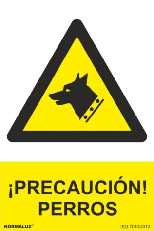 CARTEL 210X300MM ¡PRECAUCION!
