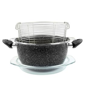 FREIDORA ANTIADHERENTE BICAPA