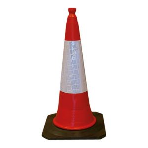 CONO SEÑALIZACION PVC BASE COM