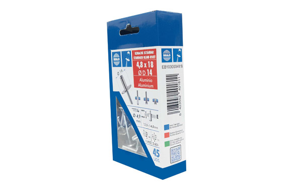 REMACHE C14 4,8X18 C/ALOM ALU/