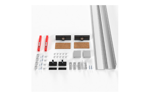 ACCESORIO KIT PUERTA SILVER 2M