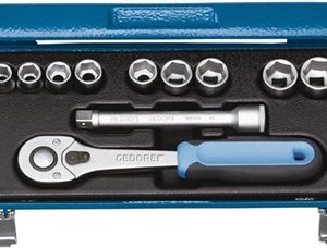 LLAVE VASO HEXAG. 3/8 6-19MM+A