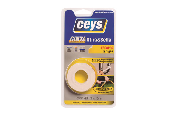 CINTA AUTOV. 3MT X 19MM BLANCO