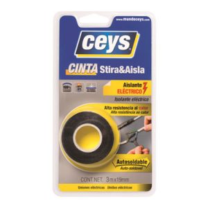 CINTA AUTOV. 3 MT X 19MM NEGRO