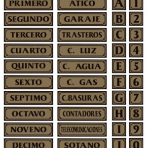 PLACA ADH BAJO 290X080MM