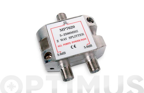 DISTRIBUIDOR COAXIAL 1 ENT/2 S