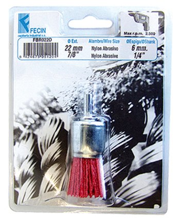 CEPILLO IND 022 MM NYL