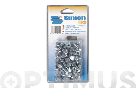 TORNILLO TORNILLOS+TUERCAS 40