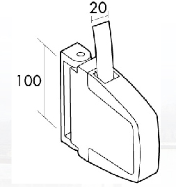 RECOGEDOR PERS SOBREP 22MM GAV