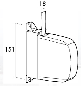 RECOGEDOR PERS SOBREP MINI 18M